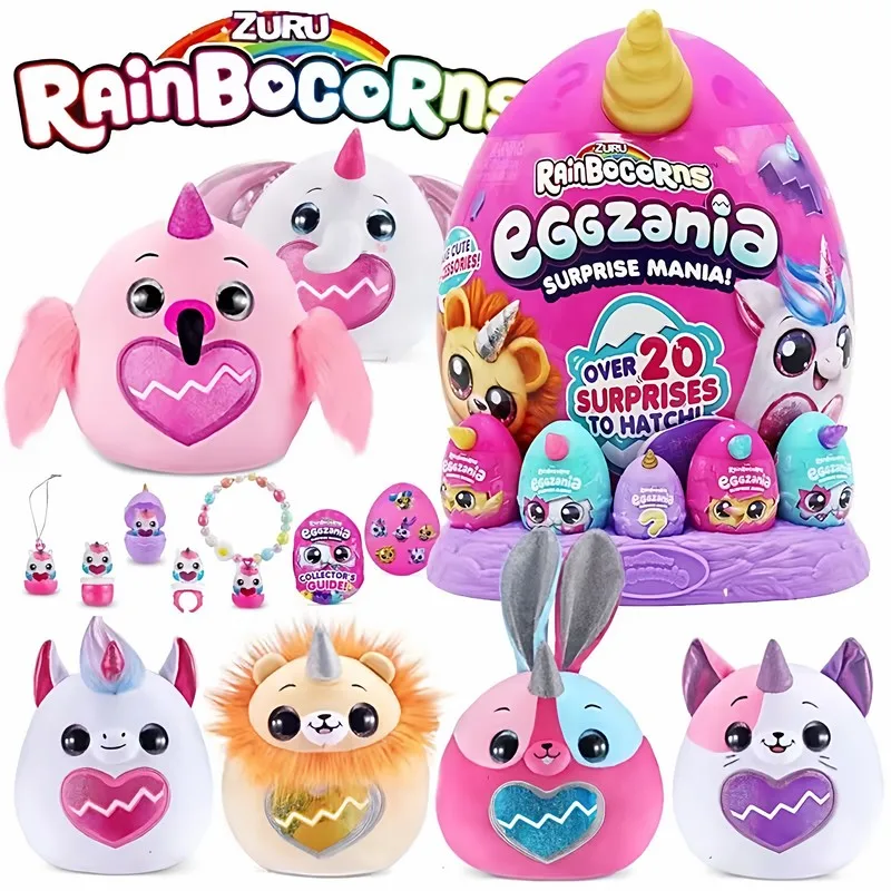 

Zuru Unicorn Rainbocorns Hug Planet Magic Egg: плюшевая игрушка-модель в закрытой коробке, супер-сюрприз, подарок на день рождения для девочки, коллекционные куклы