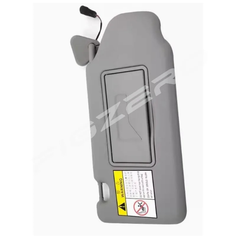 Car Sun Visor Vanity Mirror Left Right Gray PU Foam+fabric Double-layer Structure for BAIC Beijing BJ40 Bj40L X65