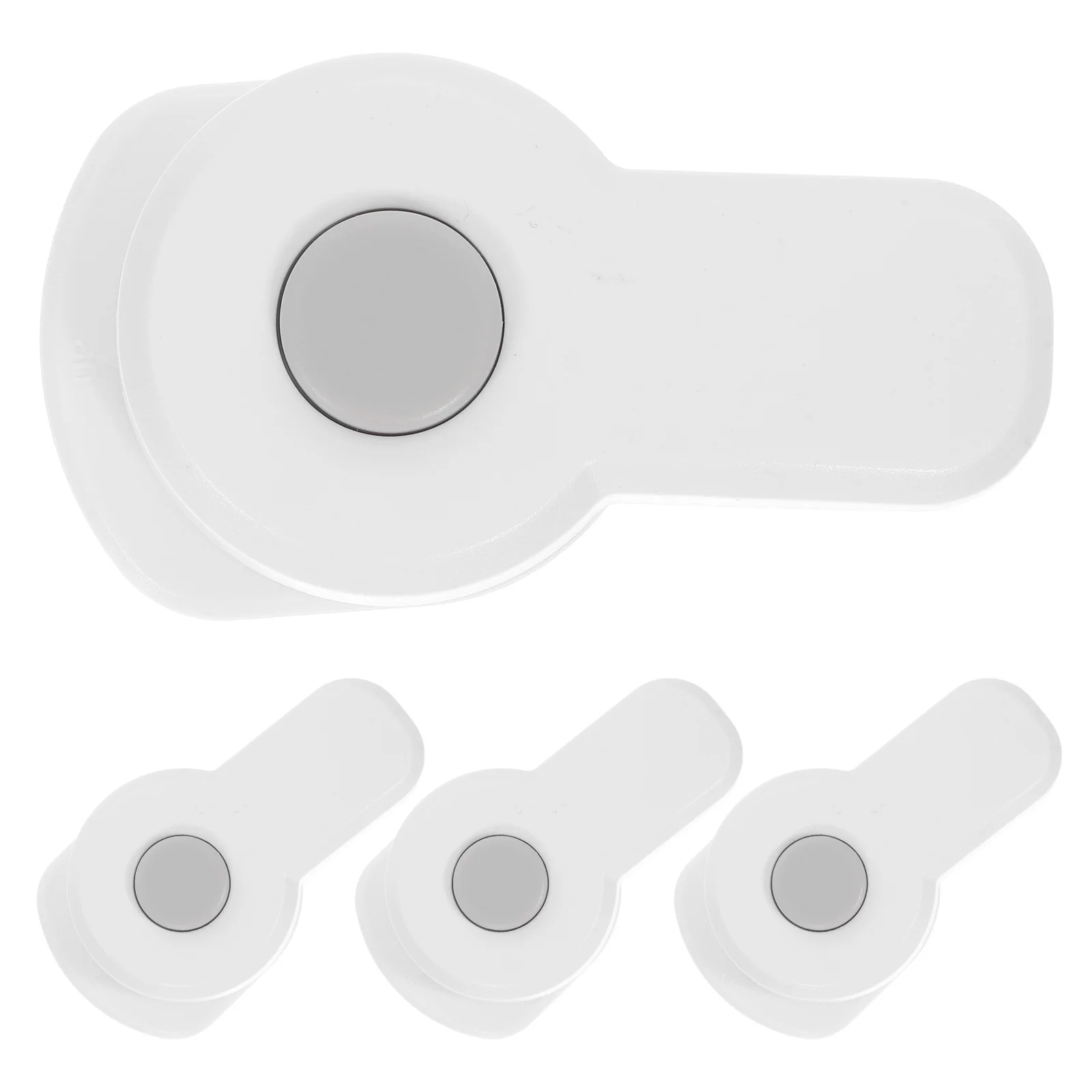 

4pcs Children Safety Cabinet Locks Easy Install No Drill For Kitchen Oven Microwave Fridge Drawer Cupboard Abs Strong Adhesive