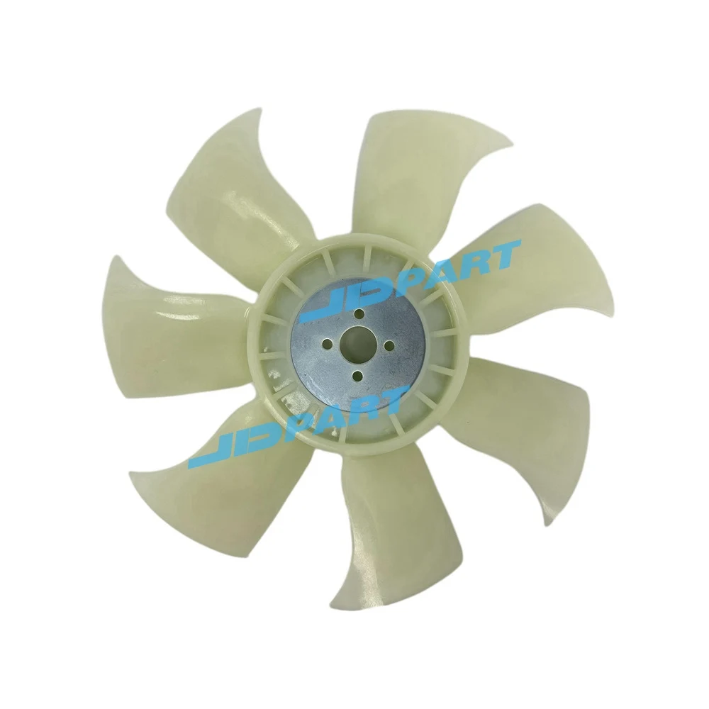 7 leaves 4 holes 403D Fan Blade For Perkins Excavator Engine Parts