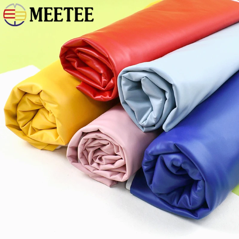 

50/100/150*145cm Elastic Matte Faux Leather Fabric Pants Skirt Waterproof PU Fabrics Garment Stretch Cloth DIY Sewing Material
