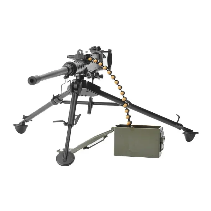 1/6 4D M2 Browning Machine Gun Model Simulation Military Weapon US Army Assembly Toy for Action Figure