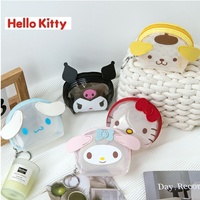 sanrio big-eared dog kuromi hello kitty cute purse Melody children's student coin headphone storage coin mini anime keychain