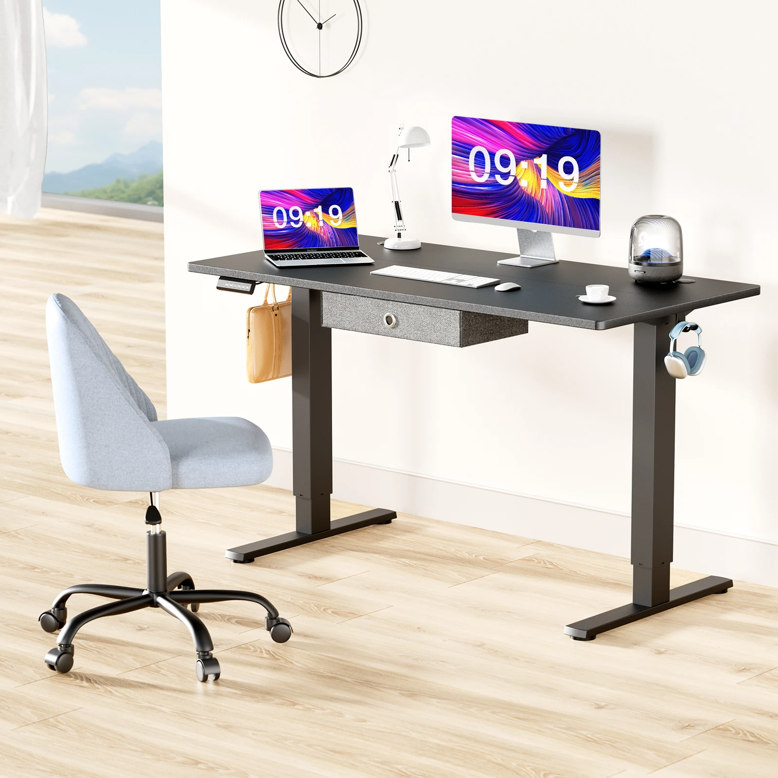 # JHK 전동식 스탠딩 데스크 높이 조절 가능 55x - Home Office Work Table 리뷰 및 가격