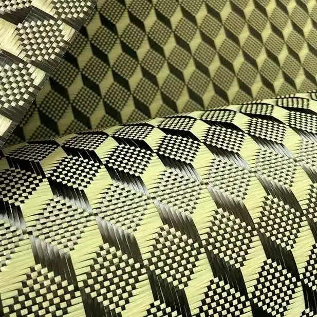 

3K 240gsm 2x2 3D three-dimensional space pattern cloth Real Carbon Fiber Cloth Carbon Fabric 40" / 100cm width，roll up sewing