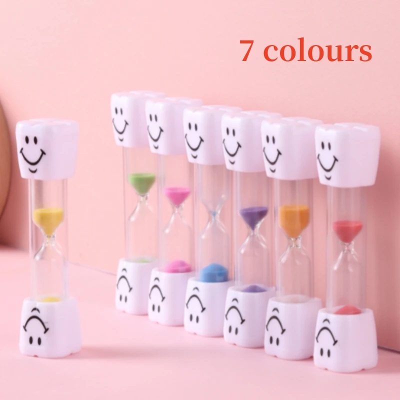 

3 Minutes Colorful Hourglass Sandglass Sand Clock Timers Timekeeper Precise timing Tooth Brushing Children Essential Home Decor