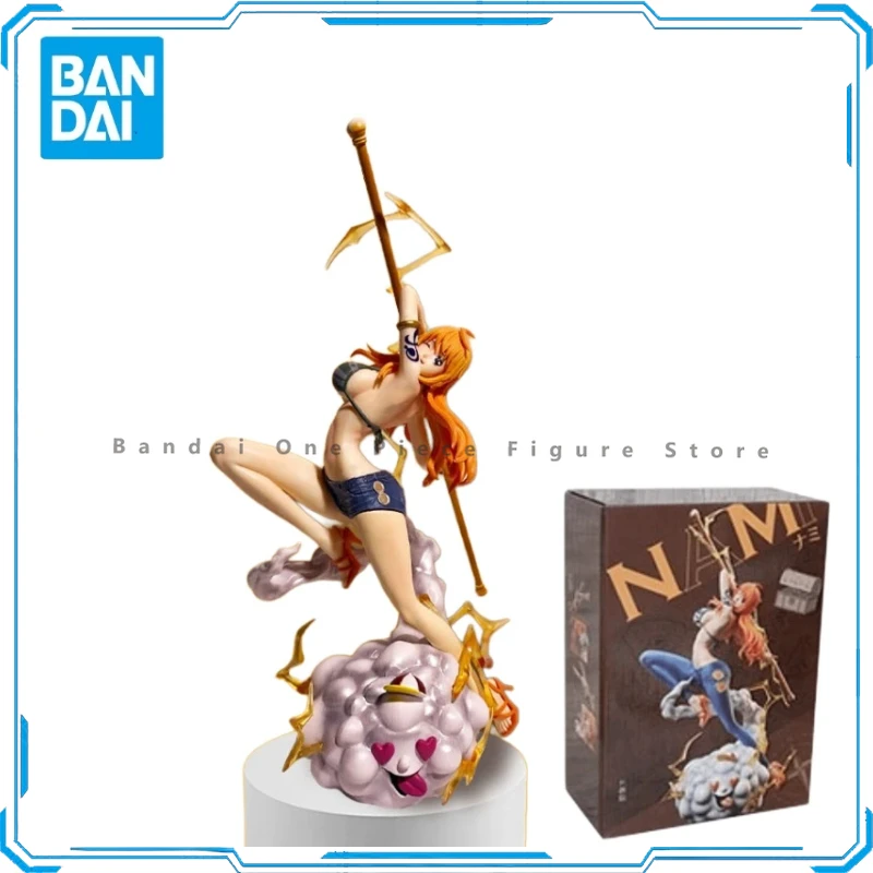 

In Stock One Piece IU Popmax Resonance Nami Straw Hat GK Animation Peripheral Toys Gifts Model Action Figures Anime Genuine