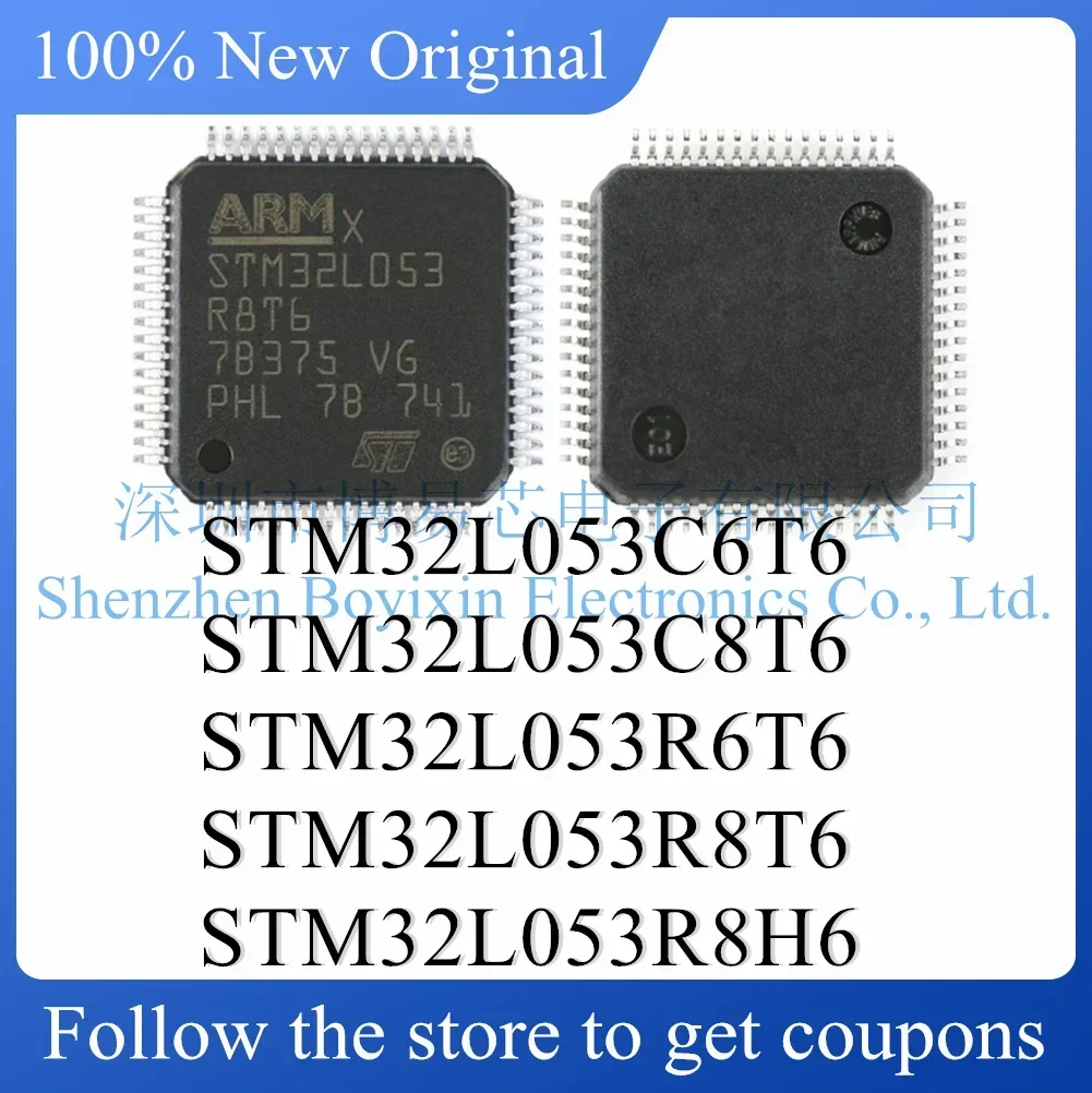 

STM32L053C6T6 STM32L053C8T6 STM32L053R6T6 STM32L053R8T6 STM32L053R8H6 Hard shell
