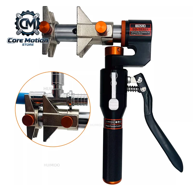 Hydraulic Slip-On Clamp Underfloor Heating Pipe Expander Aluminum-Plastic Pipe Tool for Underfloor Heating Installation