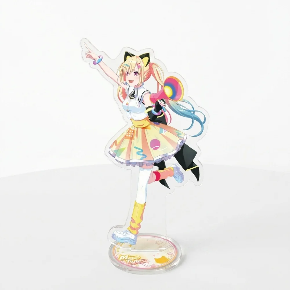 BanG Dream Mew Type 15cm Premium Acrylic Stand Keychain Arale Nakamachi Yuno Sengoku Double Sided HD Anime Desk Decor Fan Gift