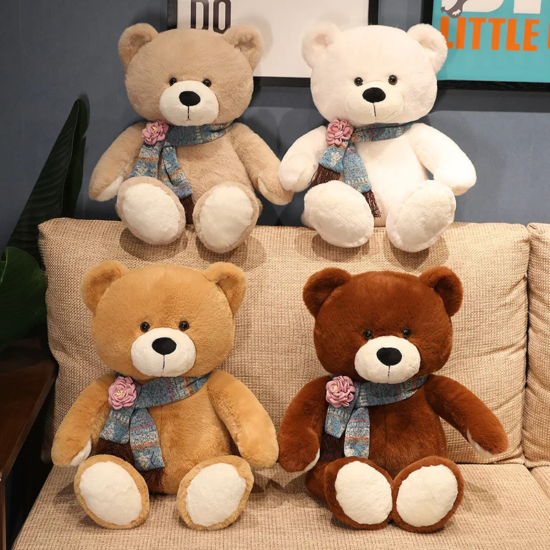 35/50/60CM Nette Klassische Teddybär Plüsch Spielzeug Kawaii Fliege Bär Plushie Kissen Gefüllte Weiche Puppen für Kinder Mädchen Liebhaber Geschenke – Detail 38