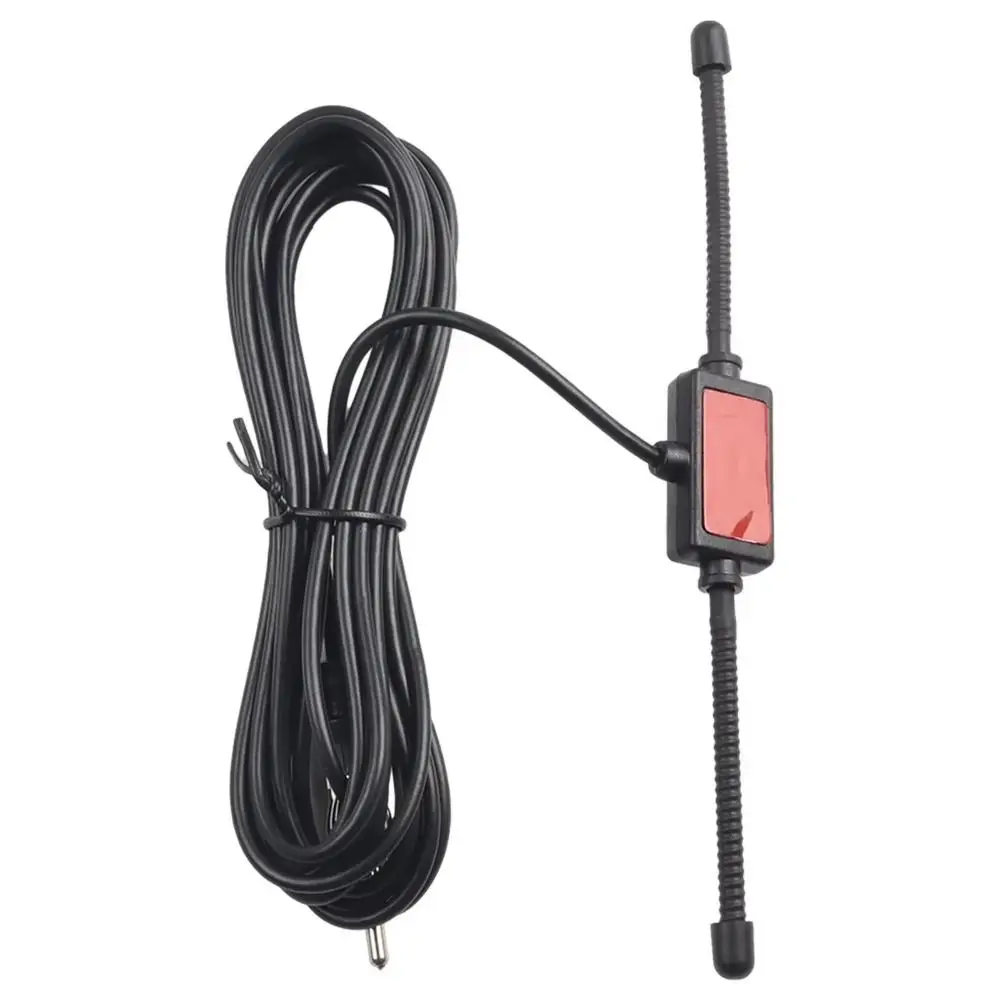 

T-shaped AM FM Radio Antenna Strong Stable Signal DIN Plug Connector Car Stereo Antenna Aerial High Quality Multipurpose