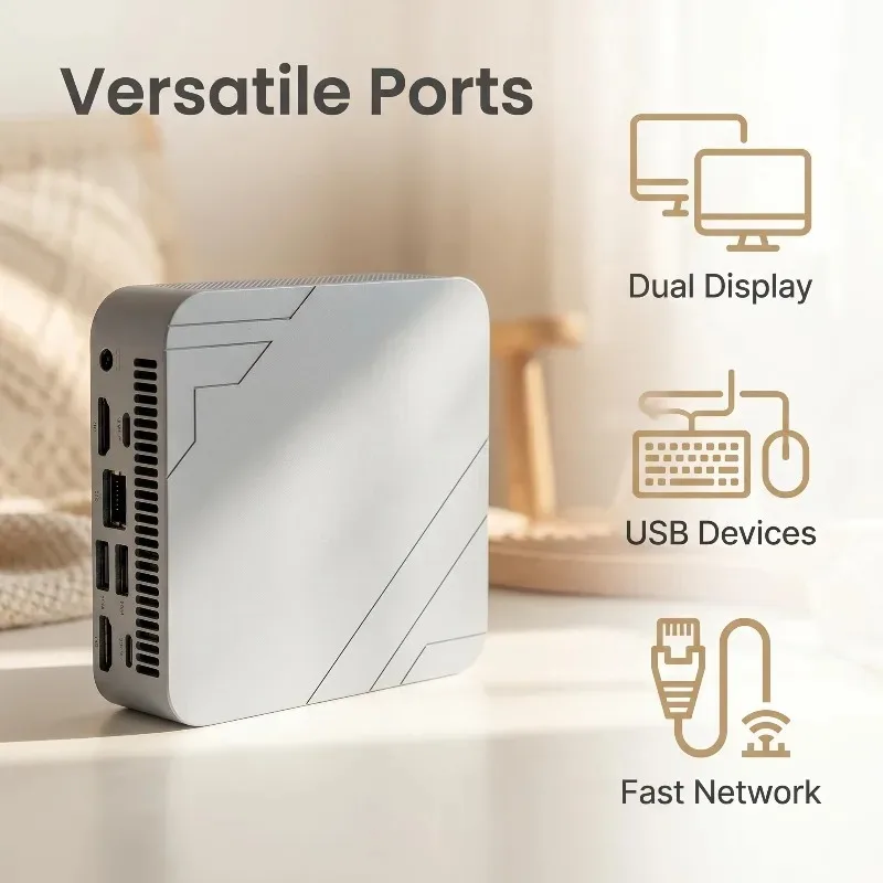 Core i3 6100 16GB RAM 1TB/2TB SSD Mini PC 2026 New Gaming Office Study Stable Performance Advanced Cooling System
