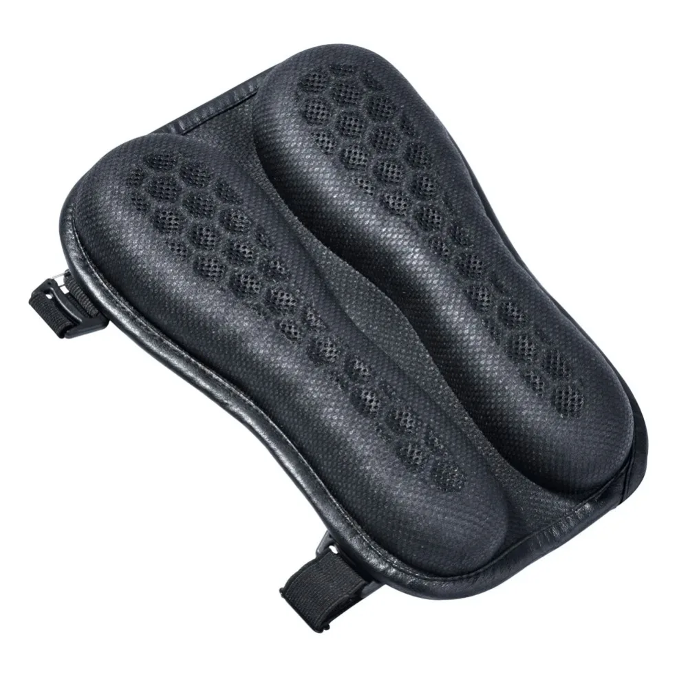 Motorcycle Rear Seat Cushion 3D Blow Air Shockproof Breathable Slow Rebound Memory Gel Moto Saddle Pad