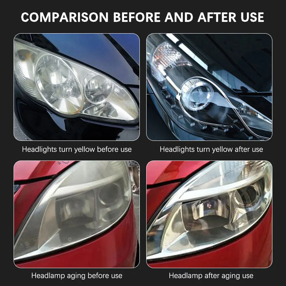 Headlight Scratch Restoring Fluids Headlight Restorer Polishing Anti-scratch Liquid For Car Taillight