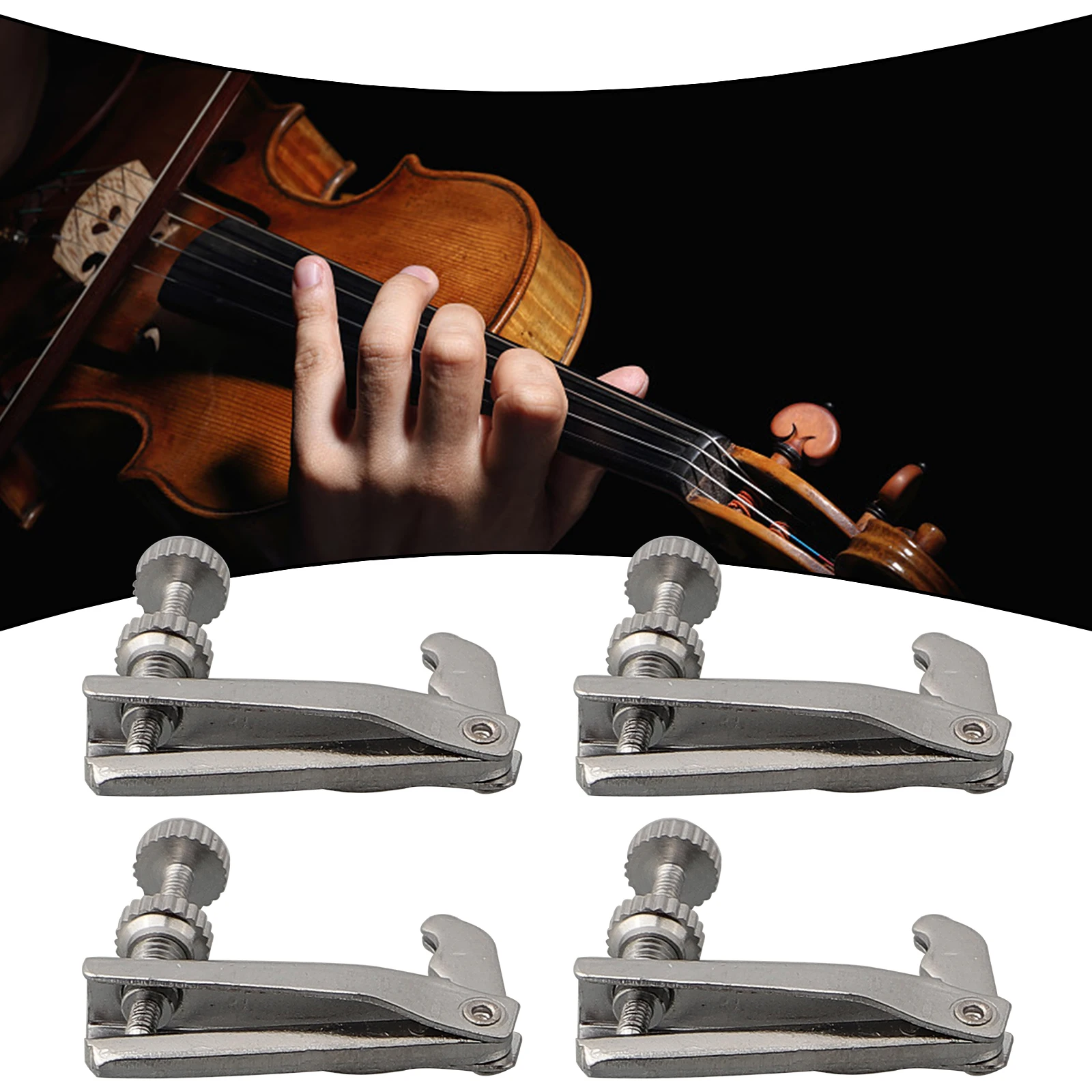 Practical To Use High Quality Musical Instruments Violin Adjusters Violin Adjusters Metal String Adjuster Tuning