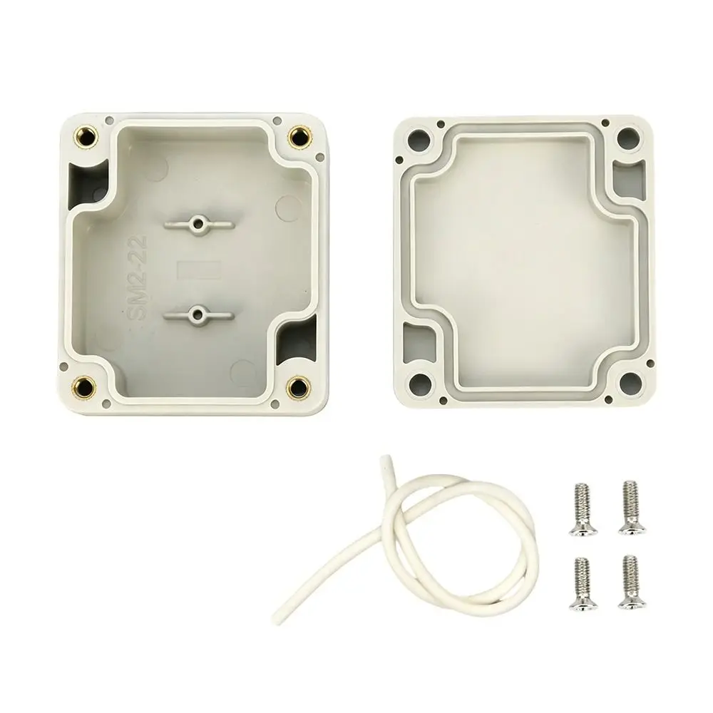 63*58*35mm/83*58*33mm Project Box Waterproof Dustproof Black/White DIY Electronic Wiring Box Small ABS Plastic