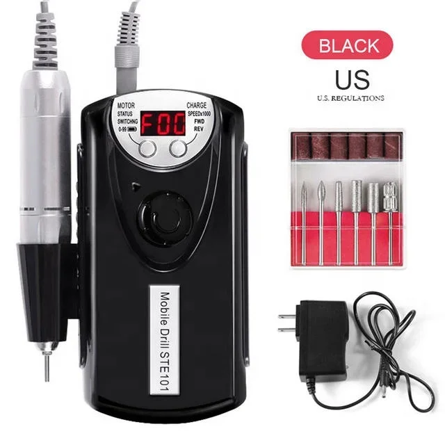 Hot Selling Drill Nails Professional Electric Cordless Portable Polish Set Bit Pen Art Manicure Pedicure File Nail Drill Machine