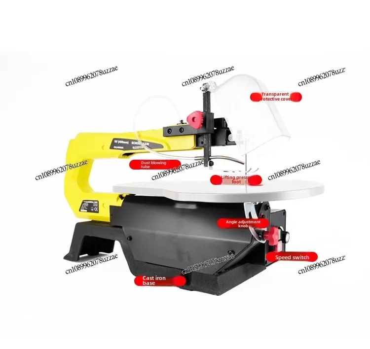 Desktop Electric Curve Saw, Speed Control Woodworking, Carving, Wire, Multi-functional Small Household