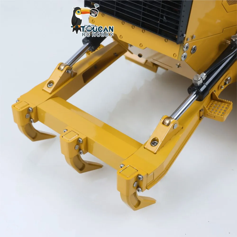 JDM 188 RC Loader 1/14 Metal Tracked Hydraulic Dozer 963D Radio Control Car Plough Machine Valve Pump Sound Light Vehicle Toys - view 5