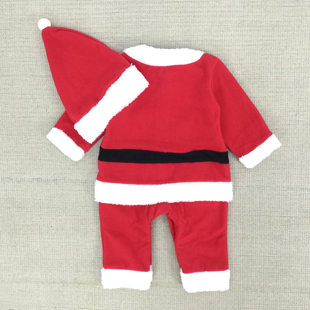 قبعة عيد الميلاد لحديثي الولادة من القطن للتسلق، بدلة أطفال ناعمة قابلة للتنفس مثالية لحفلات العطلات