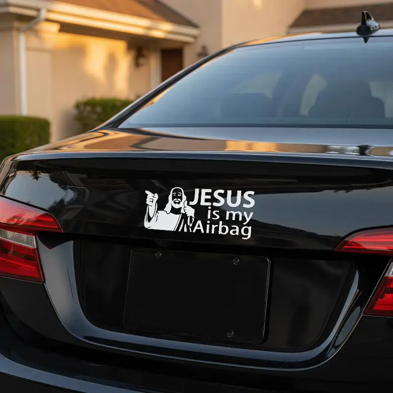 Is My Airbag Funny Car Sticker Waterproof Scratch Cover Decal for Auto Bumper Window Motorcycle Laptop Luggage Decor