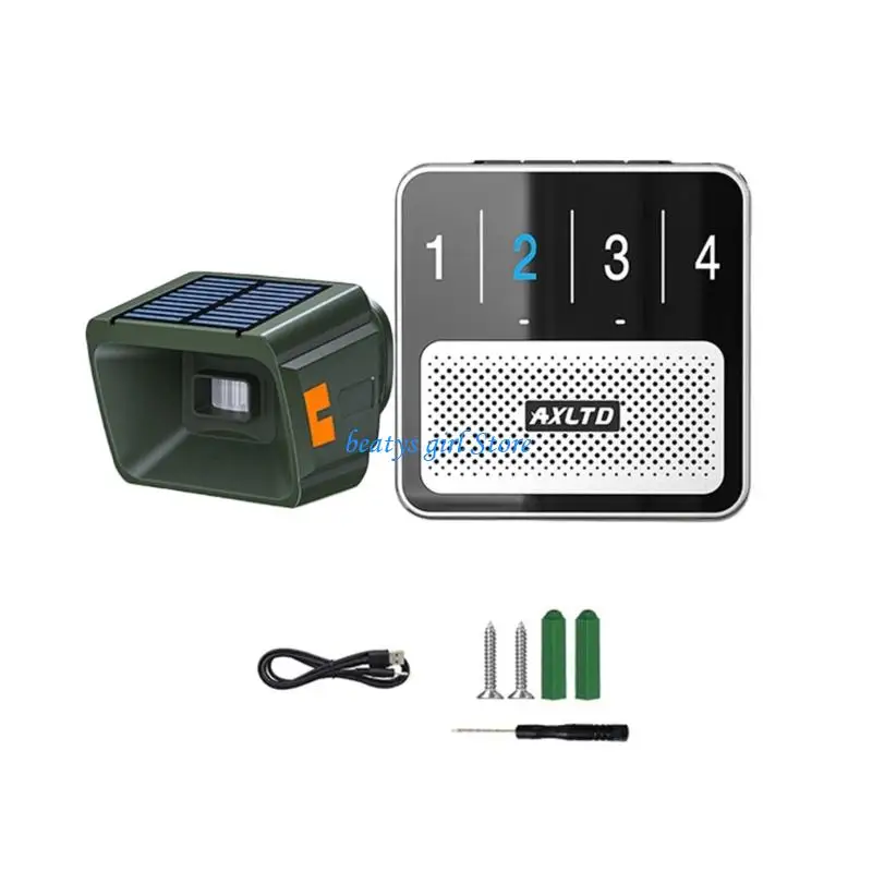 

C7AB Motion Detector Solar Charging Enabled for Garage 2-10m Detection Distance