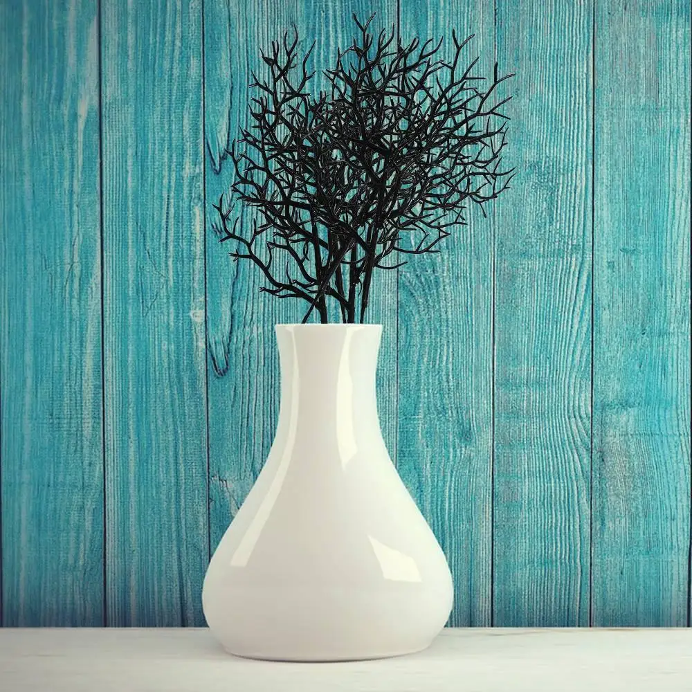 5 قطع من قرون فرع الهالوين الاصطناعي الميت على شكل قرون غير باهتة فرع ذابل واقعي ورائع