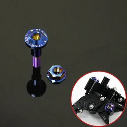 FLAWLESSTI Gr5 Titanium Bolt Brake Lever Clutch Bolt M6 For Honda PCX 160 Yamaha Xmax 300 Nmax Tmax 560 Brembo RCS CC