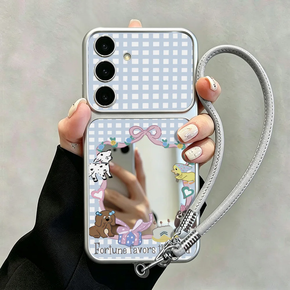 Make-up-Spiegel-Handyhülle für Samsung S25 FE A57 5G A56 A55 A16 S26 Ultra A54 A53 A37 A36 A17 A35 S24 S23 A07 A06 A26 Hülle
