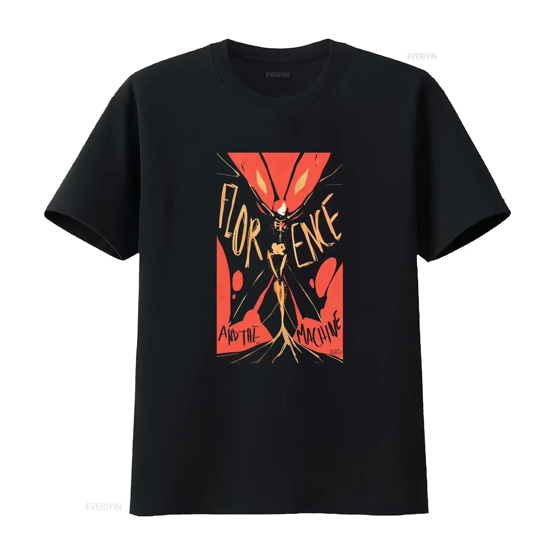 band Florence and the Machine poster T shirt black unisex all sizes 1F1206 webp vintage Washed Breathable designer clothes