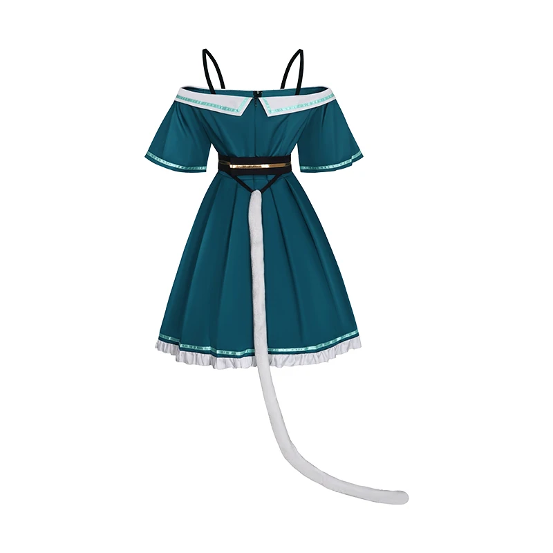 Game Project Sekai PJSK ‌Kusanagi Nene Cosplay Costume Green Dress Anime Clothing Halloween Uniform Party Prop Uniform