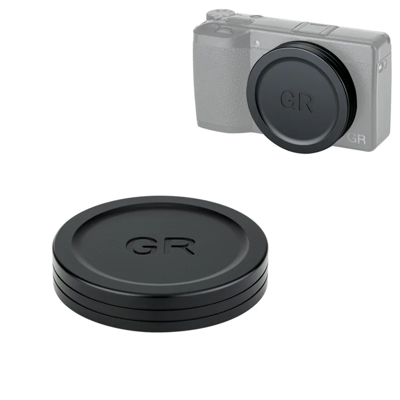 FORW-Camera Lens Cap Cover Protector Aluminum For Ricoh Gr3x HDF GR Iiix HDF GR III GR II Gr3x GR3 GR2 Photography Accessory
