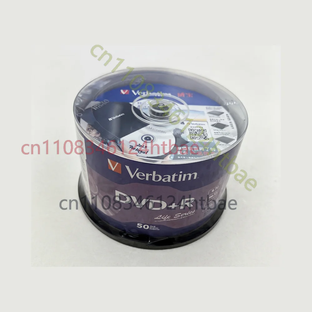 NUEVO: Discos Grabables DVD+R Verbatim de 4.7GB, 16X, 120 Minutos, 50 Unidades por Caja