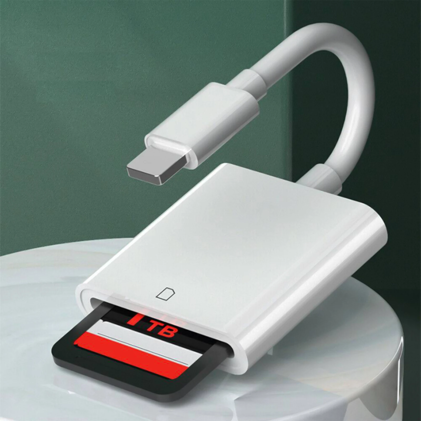 

iOS SD Card Camera Reader for iPhone SD Card Reader Memory Card Reader Trail Camera Viewer SD Card Adapter for iphone 14