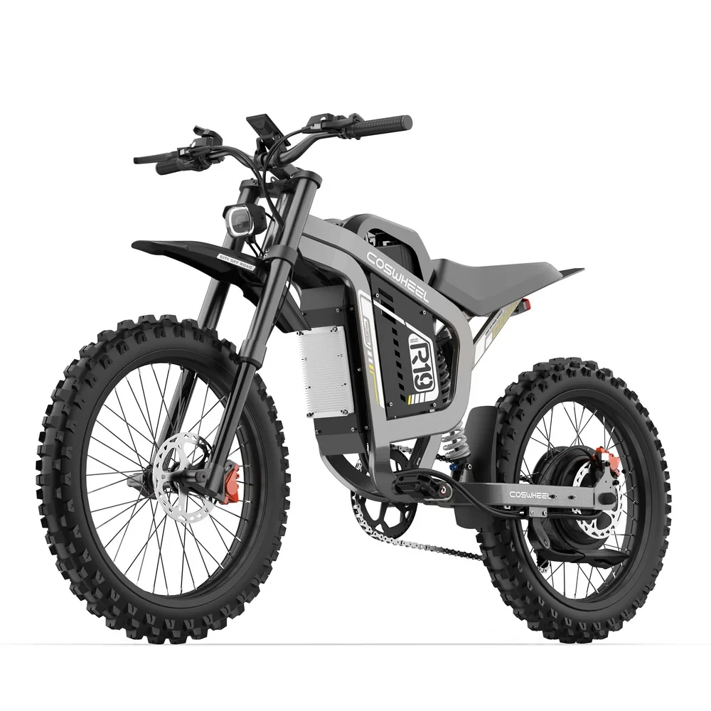 

Coswheel Electric Bike 6000W Motorcycles R19 72V 40AH Battery Dirt Mountain Bike Lightweight Off-Road EBike For Adult