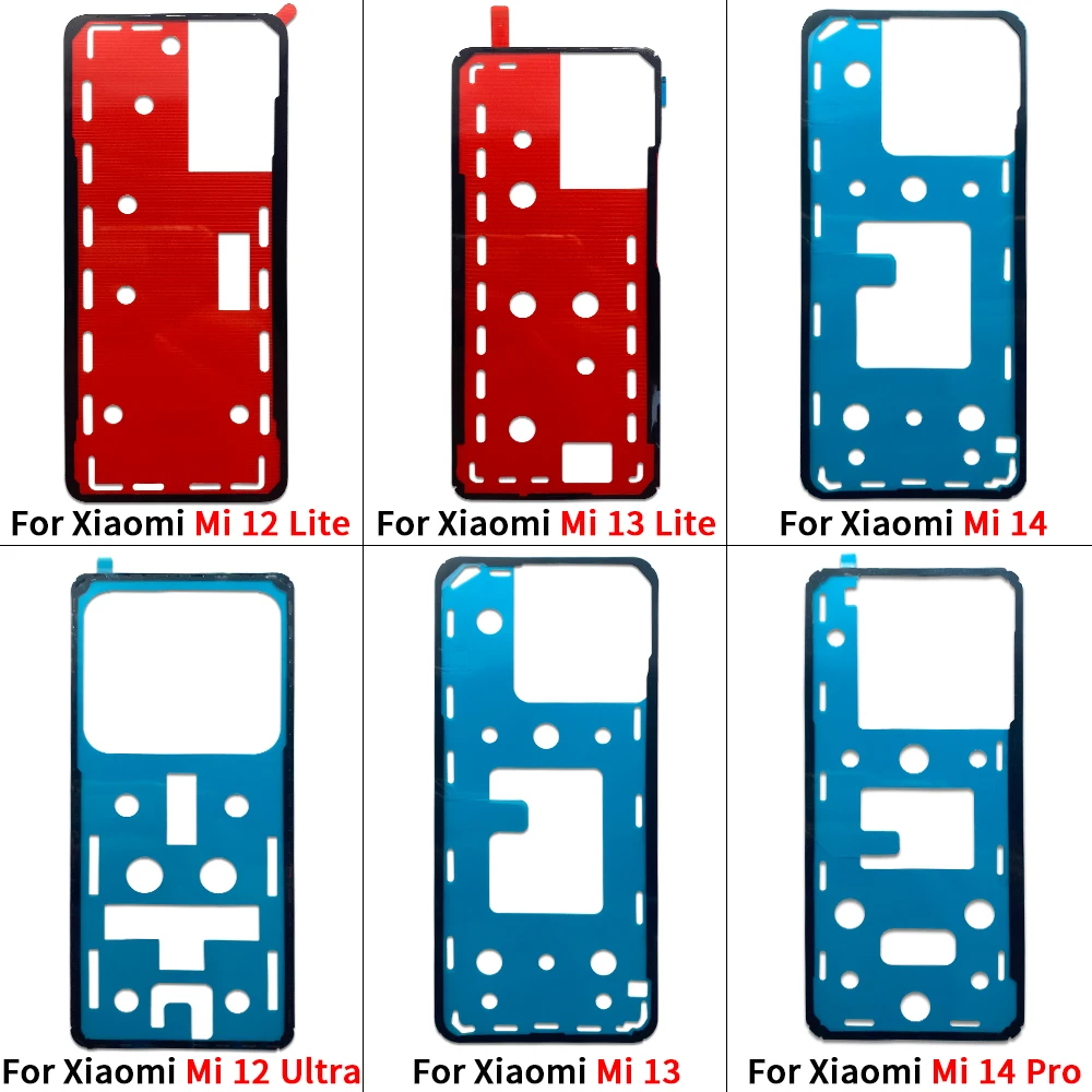 New For Xiaomi Mi 12 Lite Ultra 12S Pro 12T 12X 13 Lite Pro 13T 14 Pro Back Battery Cover Door Sticker Adhesive Glue Tape