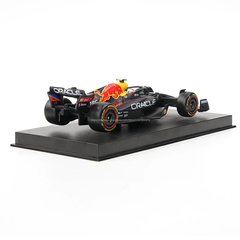 Bburago-Modelo de carro de liga fundido, Campeão 1 #, Verstappen Red Bull Racing, RB18 #11, Brinquedo Perez, Presente De Coleção, 1:43, F1 2022