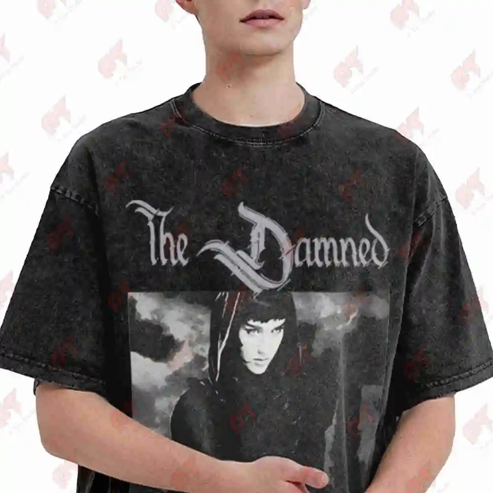 The Damned Phantasmagoria Vintage Washed Tee Pure Cotton T-Shirt