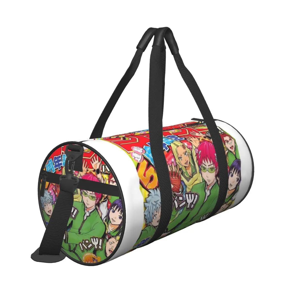Hot Sale The Disastrous Life Of Saiki K Official Art Travel bag Airport Boarding Hiking Duffel