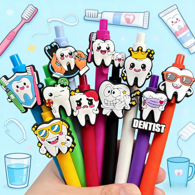 5/10/20pcs retractable ballpoint pen in candy color, featuri