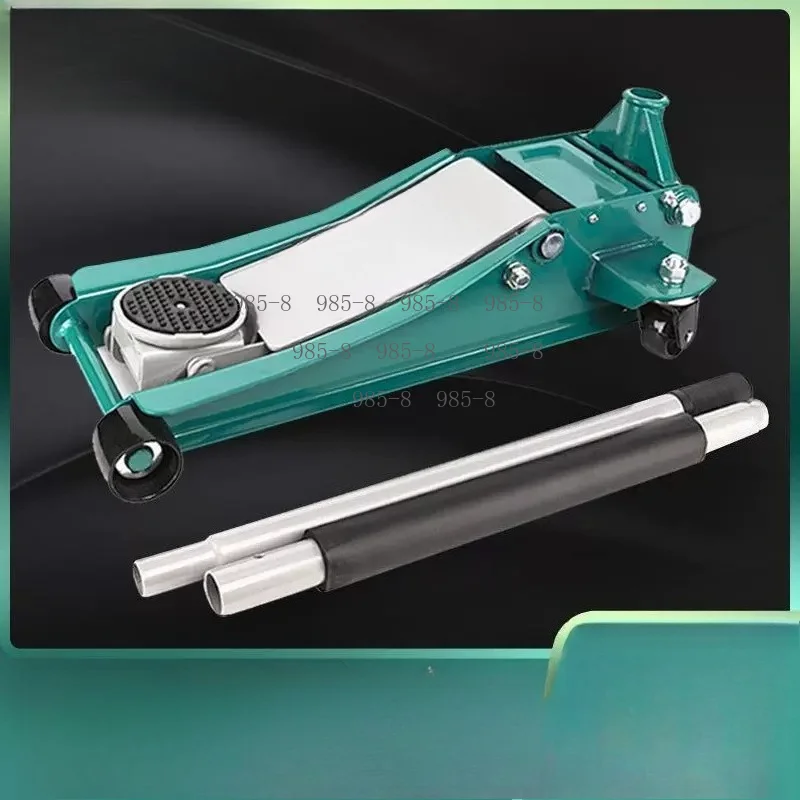 3T Ultra Low Horizontal Double Pump Hydraulic Jack, Tire Repair Tool for Sedans & Off-Road Vehicles