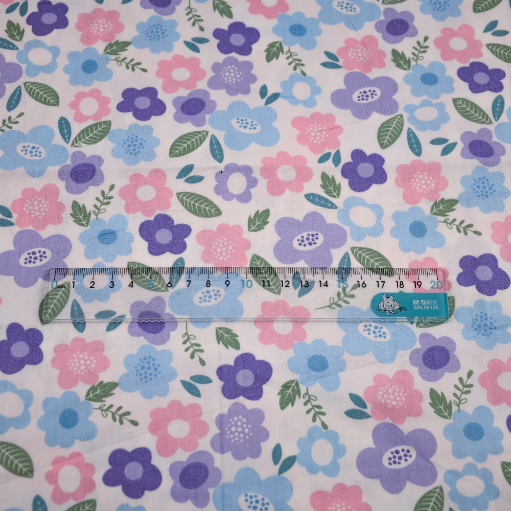 Teramila Rose Gedruckt Baumwolle Stoffe durch die Meter für Nähen Stoffe in Meter Freies Verschiffen, Bettwäsche Sets, quilts, Patchwork, Kleid – Detail 13