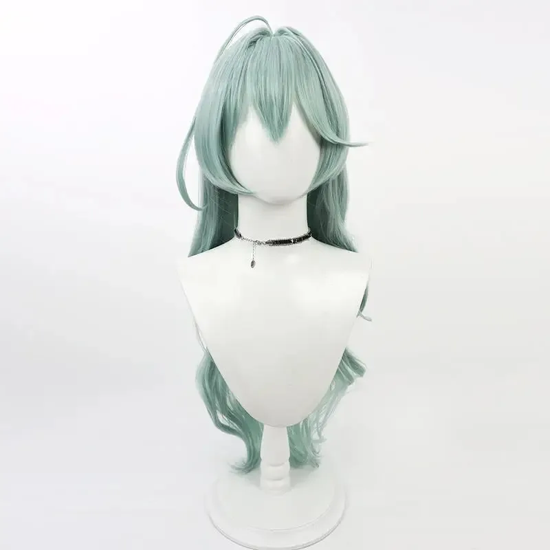 애니메이션 게임 블루 아카이브 Kuchinashi Yume 코스프레 헤일로 가발 합성 머리 할로윈 파티 카니발 역할 놀이 긴 곱슬 머리