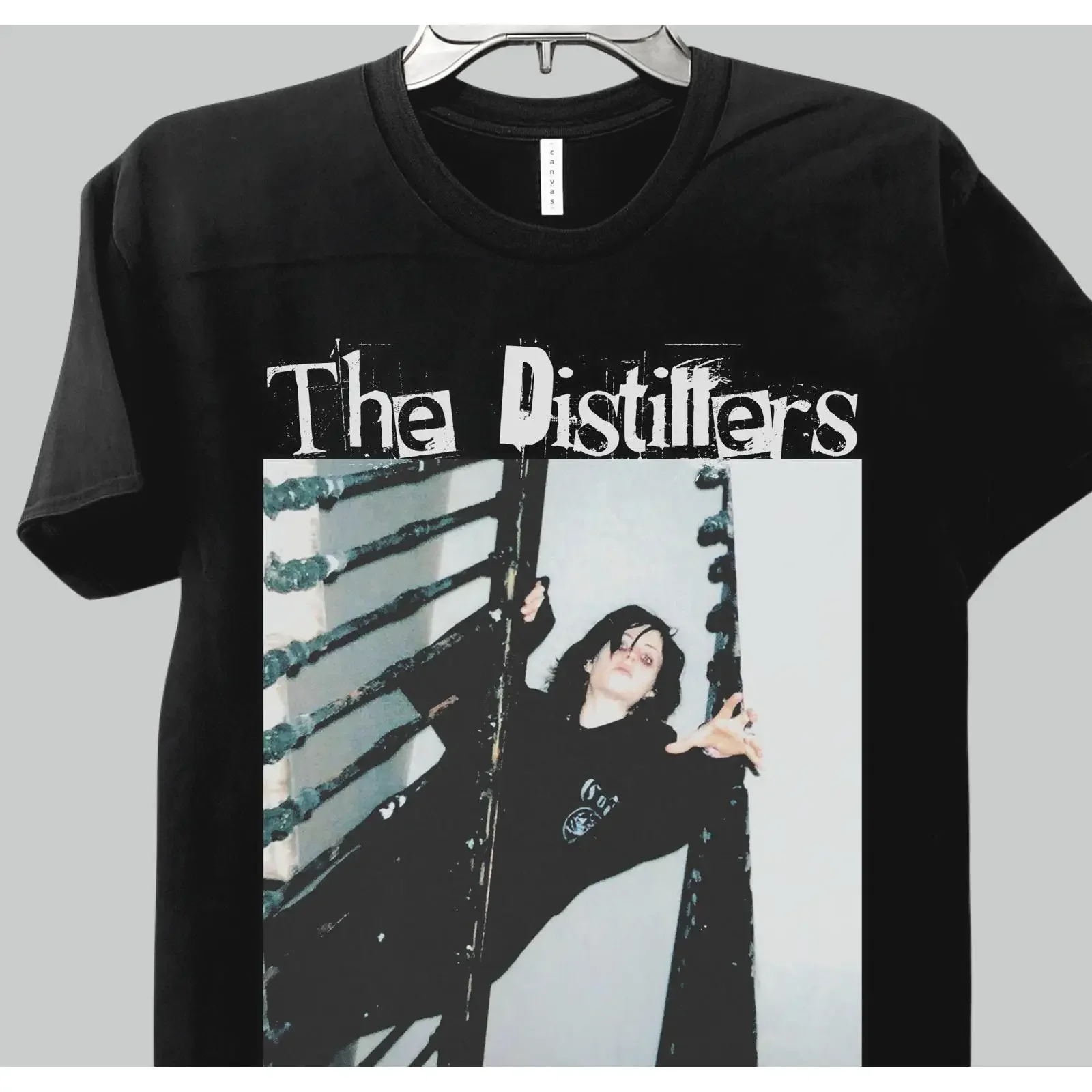 The Distillers T Shirt 2000s Punk Rock Retro Band  vintage Washed Slightly Comfortable Stretched homme designer clothes Unisex