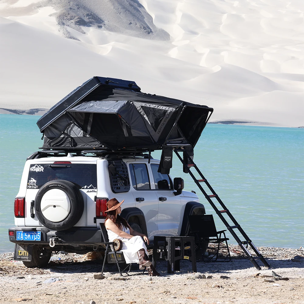 Ada Overland ABS Hard Shell Rooftop Tent 2-3 Person Waterproof 4x4 Offroad Camping Car Roof Top Tent