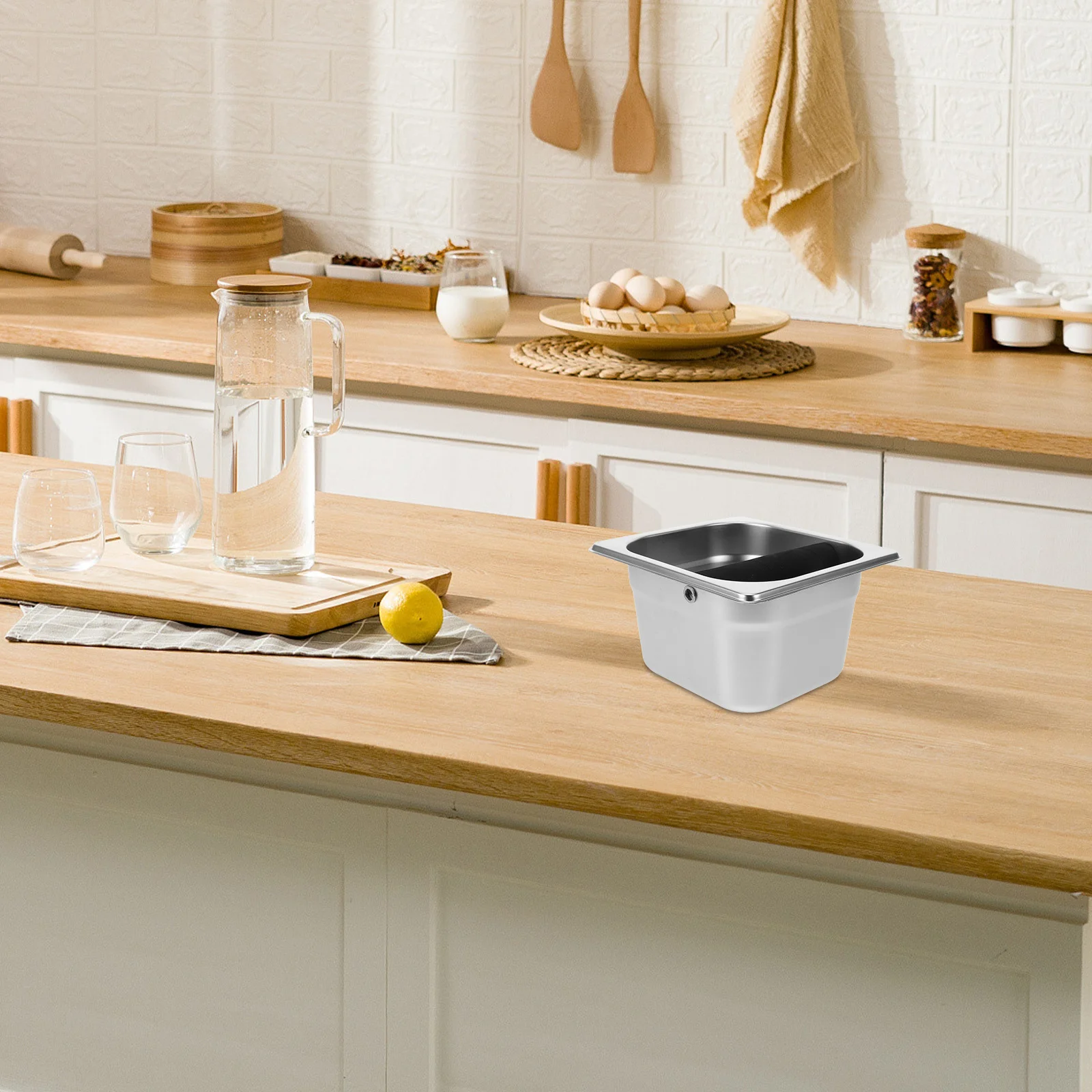 أداة إسبرسو من الفولاذ المقاوم للصدأ موثوقة وبناء فعال للتخلص من أرض القهوة للمنزل والمطبخ والمكتب والقهوة