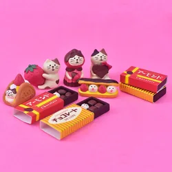 Zakka Japan Strawberry Chocolate Series Home Decoration Bedside Tabletop Ornament Resin Craft Toys Collectible Gifts