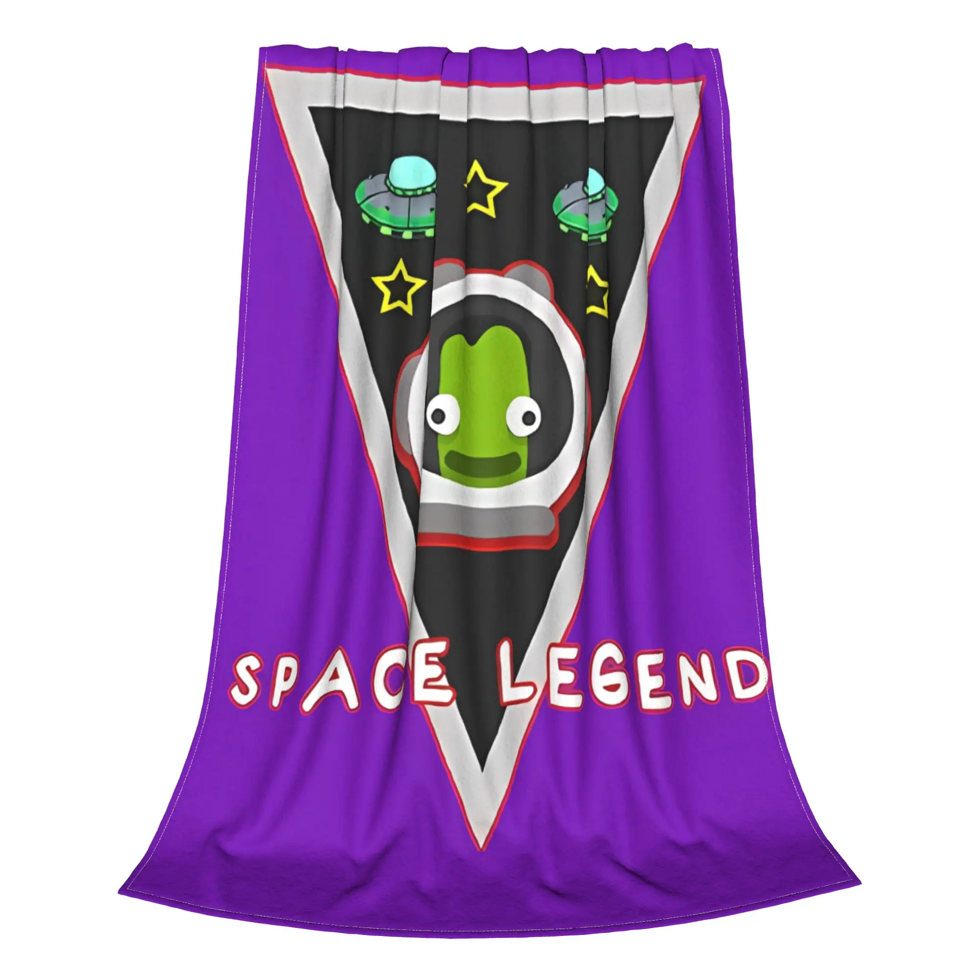 1PC Home Cutecore Sci Fi Exploration Kerbal Space Program Blanket Super Cosy Plush Home Living Room Sofa Halloween