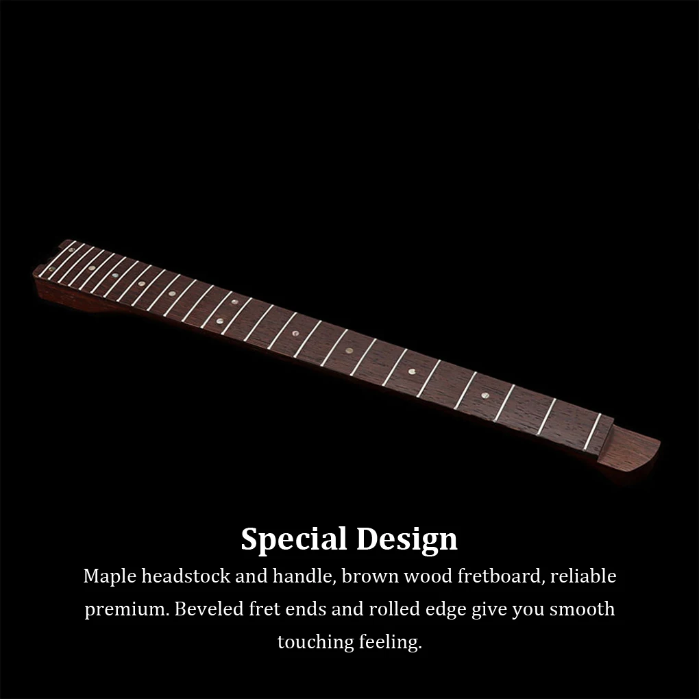 

Headless Wear-resistant Lightweight Neck Fingerboard Electric Guitar Maple